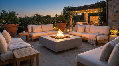 Cabo Square Fire Pit - GFRC Concrete - 48"