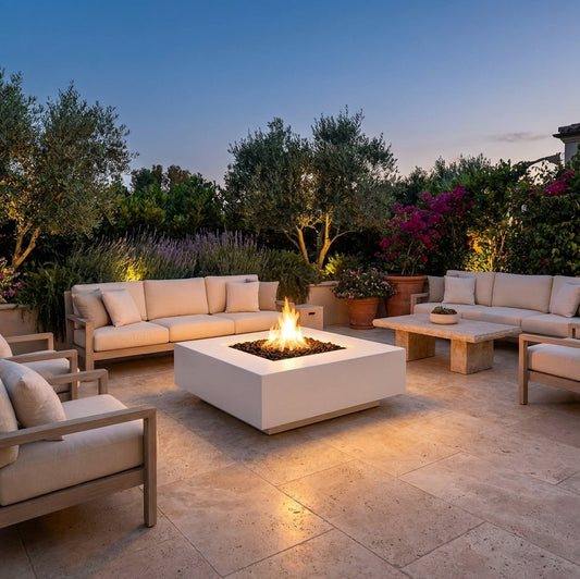 Cabo Square Fire Pit - GFRC Concrete - 48"