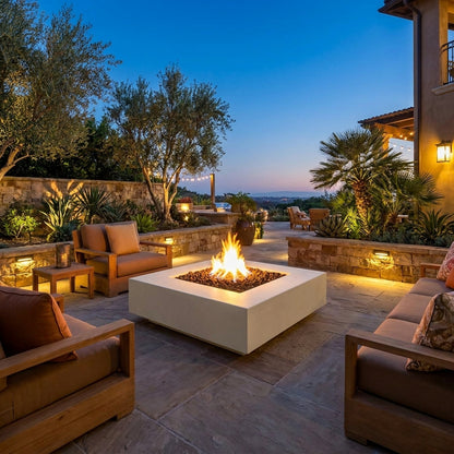 Cabo Square Fire Pit - GFRC Concrete - 36"