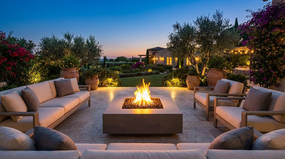 Cabo Square Fire Pit - GFRC Concrete - 36"