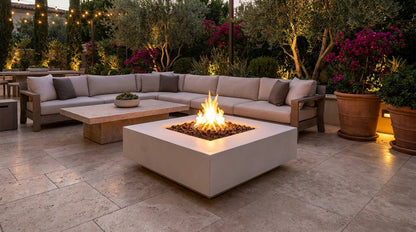 Cabo Square Fire Pit - GFRC Concrete - 36"