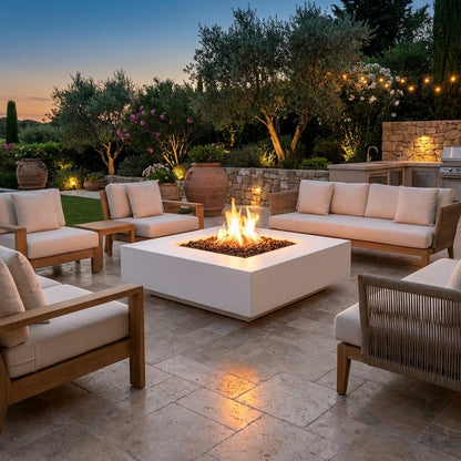 Cabo Square Fire Pit - GFRC Concrete - 36"