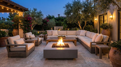 Cabo Square Fire Pit - GFRC Concrete - 48"