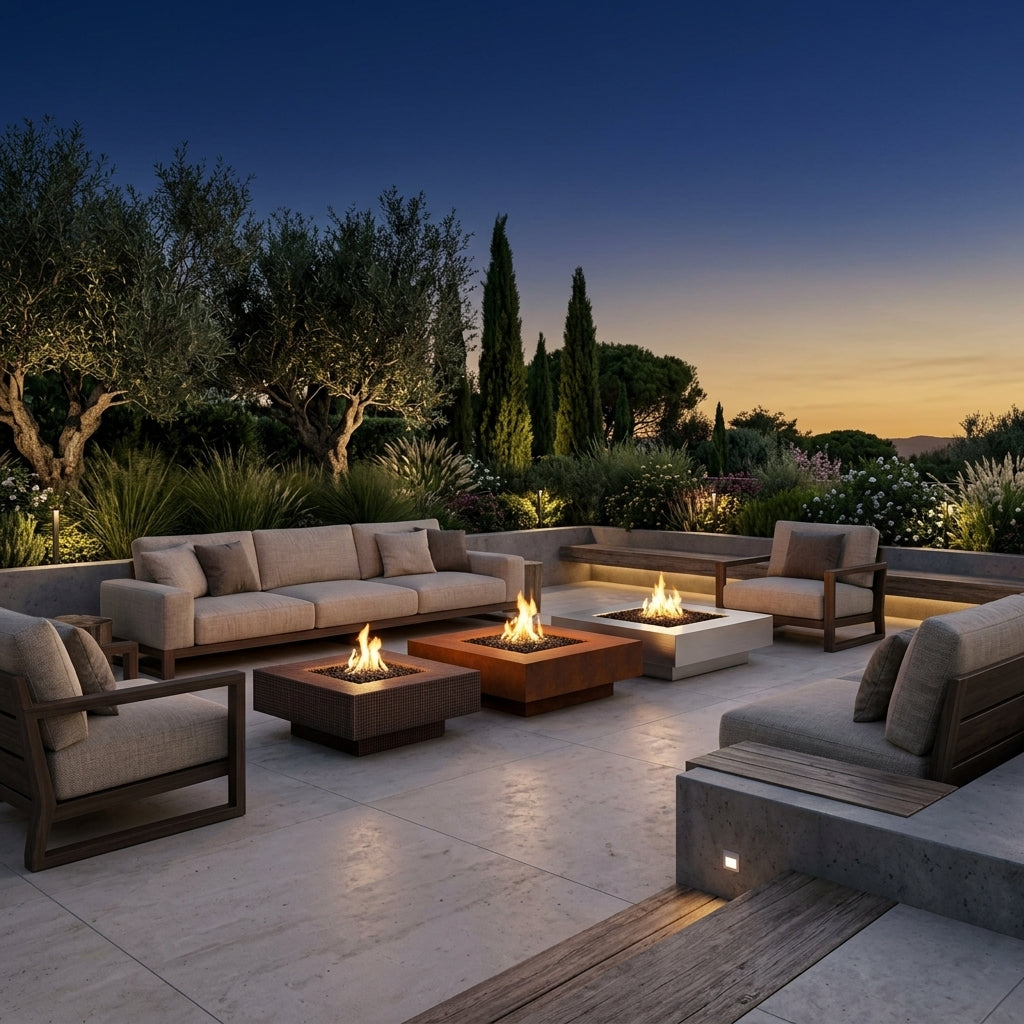 Cabo Square Fire Pit - Metal Collection - 60"