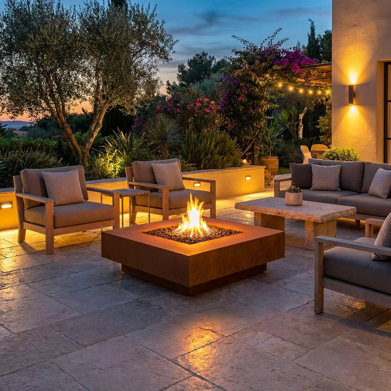 Cabo Square Fire Pit - Metal Collection - 60"