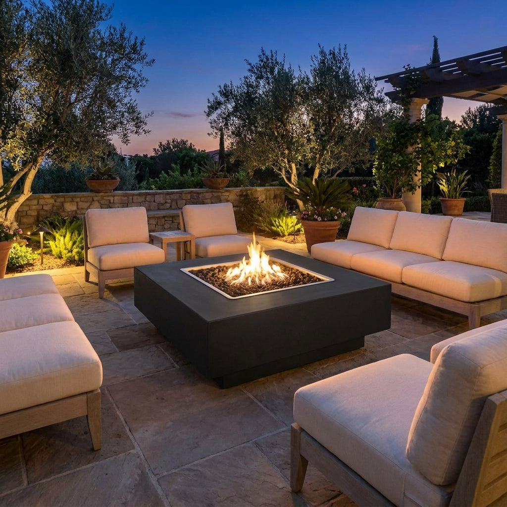 Cabo Square Fire Pit - Powder Coat - 48"
