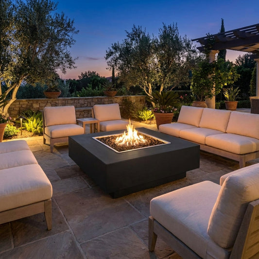 Cabo Square Fire Pit - Powder Coat - 48"