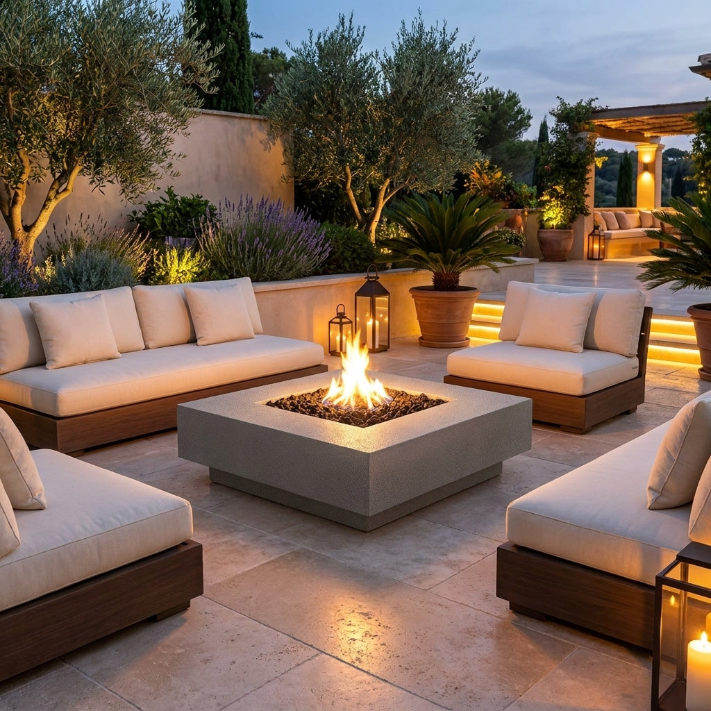 Cabo Square Fire Pit - Powder Coat - 48"