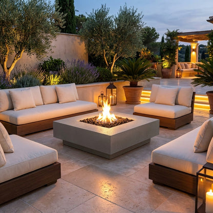 Cabo Square Fire Pit - Powder Coat - 48"