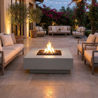 Cabo Square Fire Pit - Powder Coat - 48"