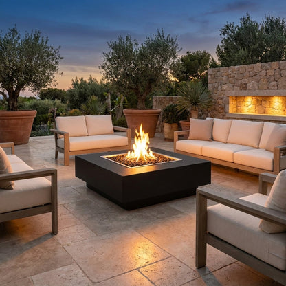 Cabo Square Fire Pit - Powder Coat - 60"