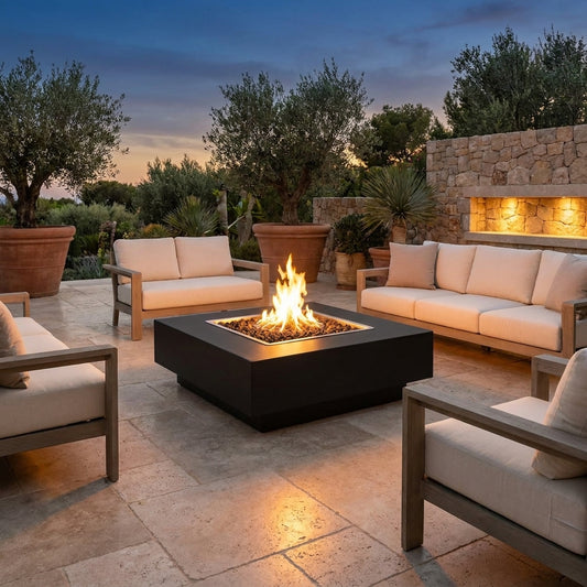 Cabo Square Fire Pit - Powder Coat - 60"
