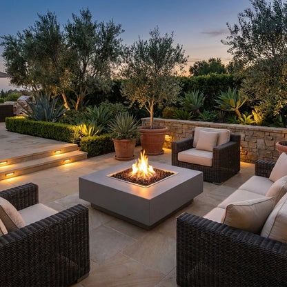 Cabo Square Fire Pit - Powder Coat - 60"