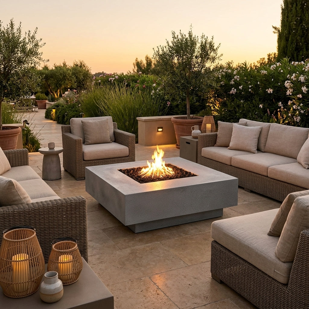 Cabo Square Fire Pit - Powder Coat - 60"