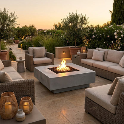 Cabo Square Fire Pit - Powder Coat - 60"