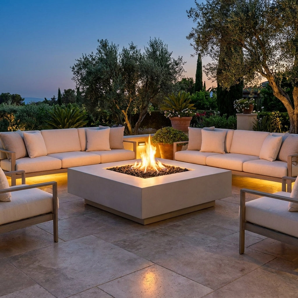 Cabo Square Fire Pit - Powder Coat - 60"