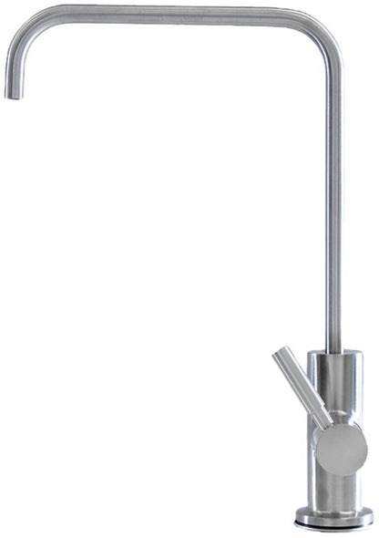 Cameo CFF-100SS square spout drinking water filter faucet, brushed stainless steel