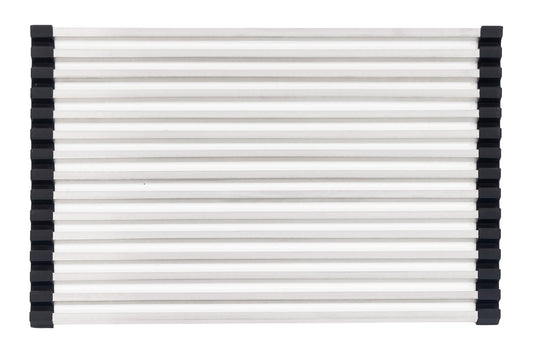 Cameo CRM-18 19" x 12-1/4" flat roll mat for Diamond sinks, laid flat, top view