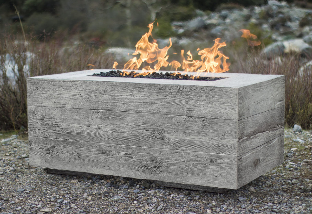 Catalina Fire Pit - GFRC Wood Grain - 108" | The Outdoor Plus image 5