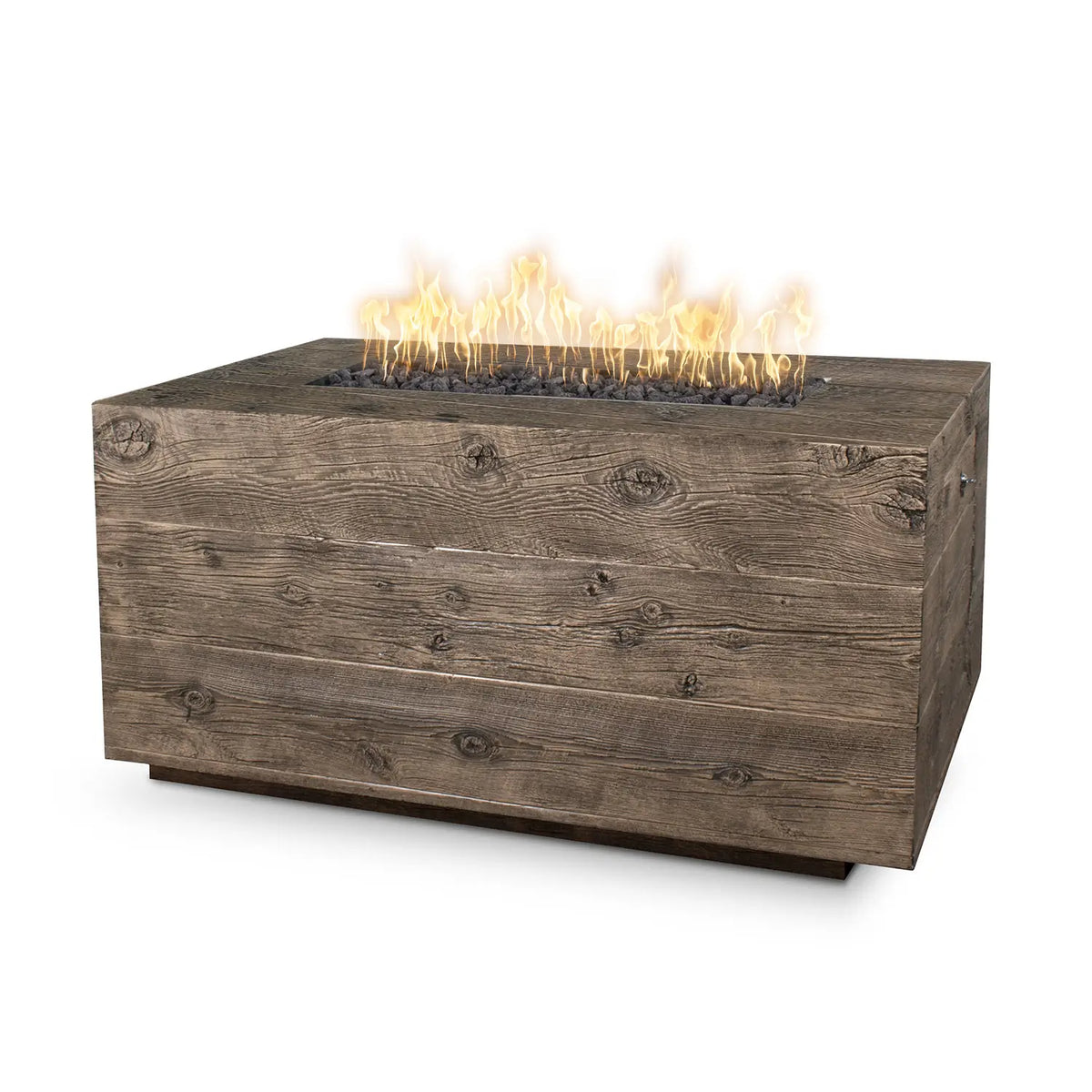 Catalina Fire Pit - GFRC Wood Grain - 120" | The Outdoor Plus image 3