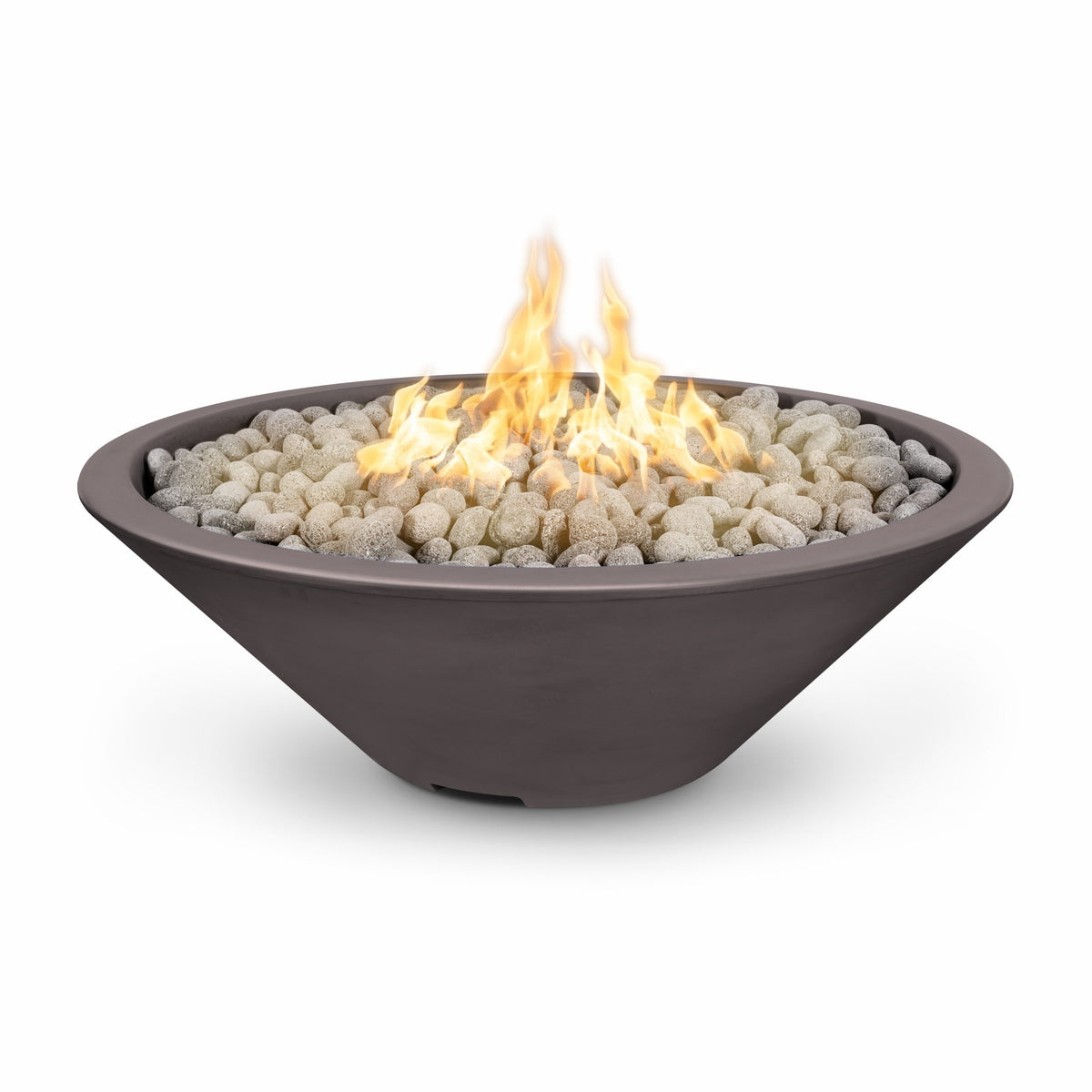 Cazo Fire Pit Narrow Ledge - GFRC Concrete - 48" | The Outdoor Plus image 2