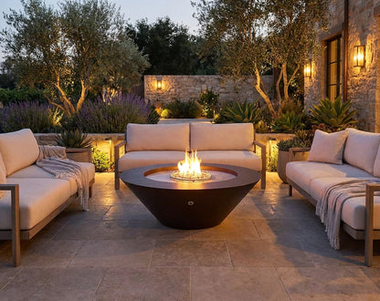 Cazo Fire Pit Wide Ledge - Powder Coat - 48"