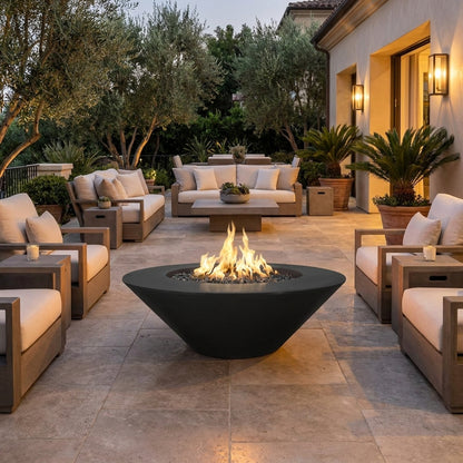 Cazo Fire Pit Wide Ledge - Powder Coat - 48"
