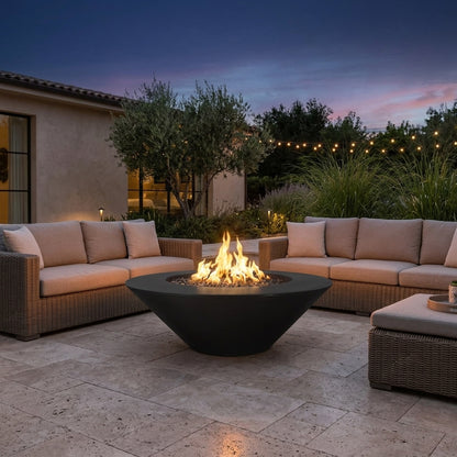 Cazo Fire Pit Wide Ledge - Powder Coat - 48"