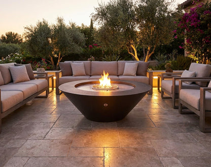 Cazo Fire Pit Wide Ledge - Powder Coat - 60"