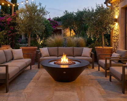 Cazo Fire Pit Wide Ledge - Powder Coat - 60"