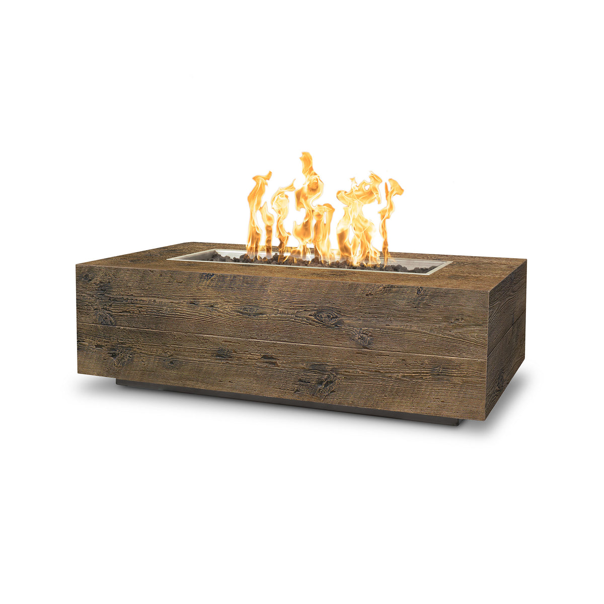 Coronado Fire Pit - GFRC Wood Grain - 120" | The Outdoor Plus image 2