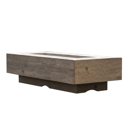 Coronado Fire Pit - GFRC Wood Grain - 96" | The Outdoor Plus image 4