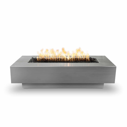 Coronado 108 inch linear metal gas fire pit by The Outdoor Plus