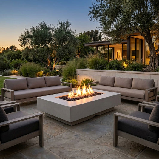 Del Mar Fire Pit - GFRC Concrete - 60"