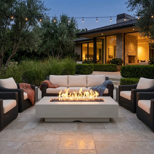 Del Mar Fire Pit - GFRC Concrete - 60"