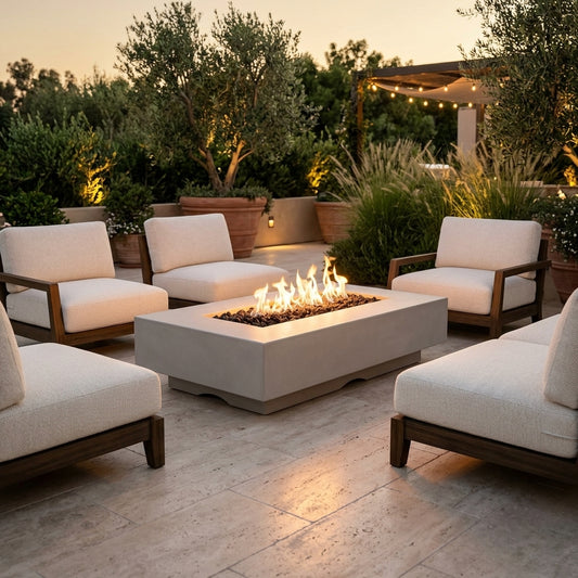 Del Mar Fire Pit - GFRC Concrete - 72"