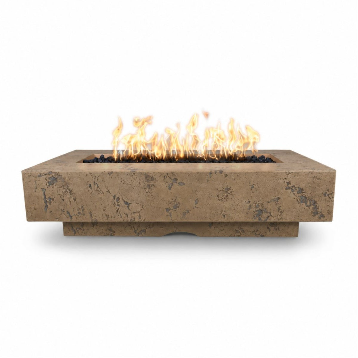 Del Mar Fire Pit - GFRC Concrete in Rustic Coffee finish – digital rendering, The Outdoor Plus