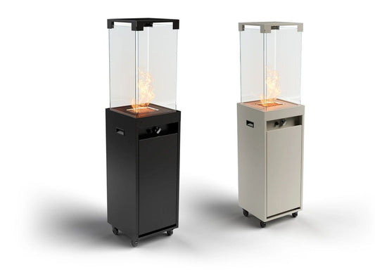 Outdoor Gas Fireplace – European Patio Gas Heater with Flame | Planika FARO