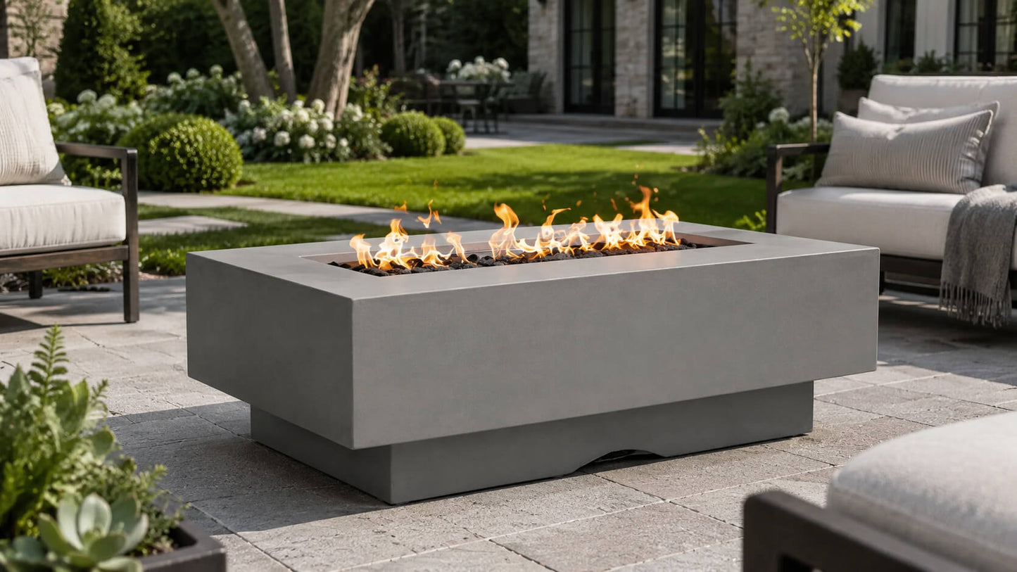 Del Mar Fire Pit - GFRC Concrete - 60"