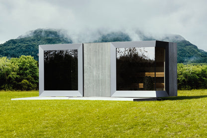Genevas St. Moritz modular outdoor sauna view 2