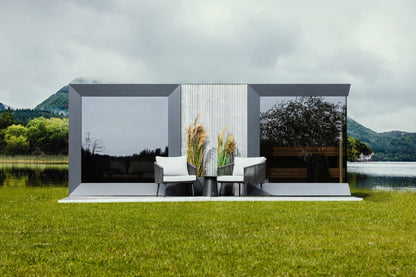 Genevas St. Moritz modular outdoor sauna view 3