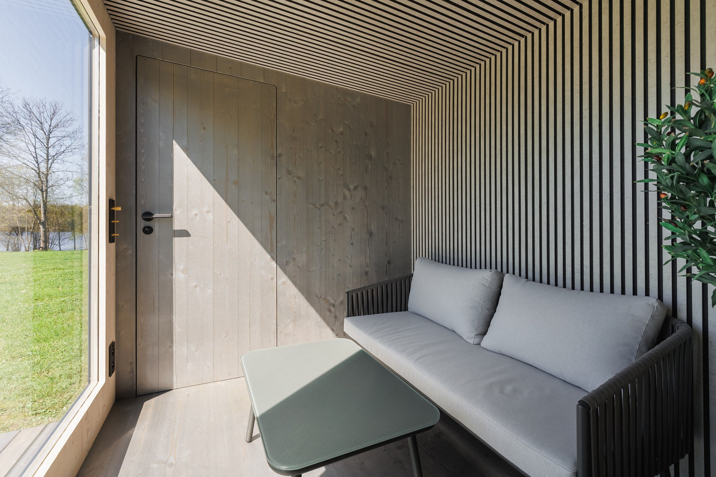 Genevas St. Moritz modular outdoor sauna view 6