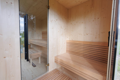 Genevas Zermatt modular outdoor sauna view 4