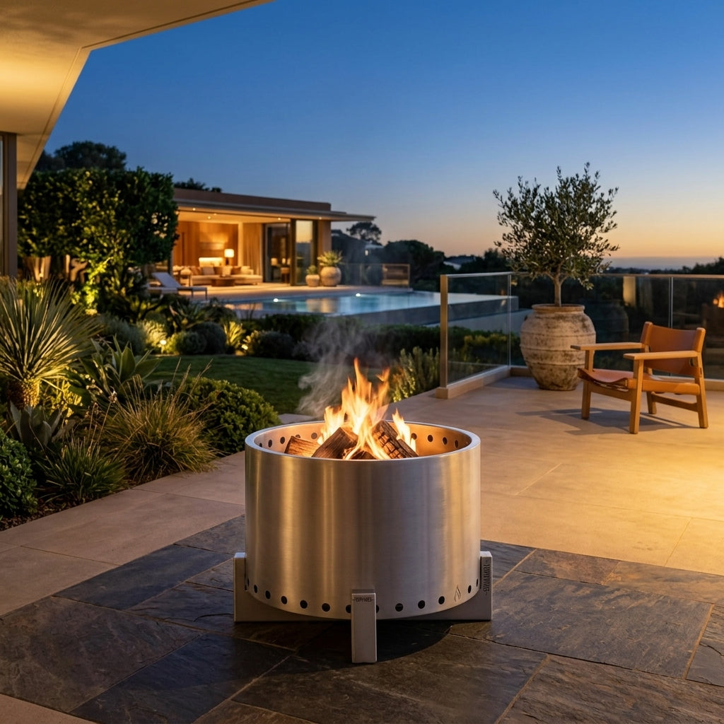 Gravity Smokeless Fire Pit - Stainless Steel - 36"