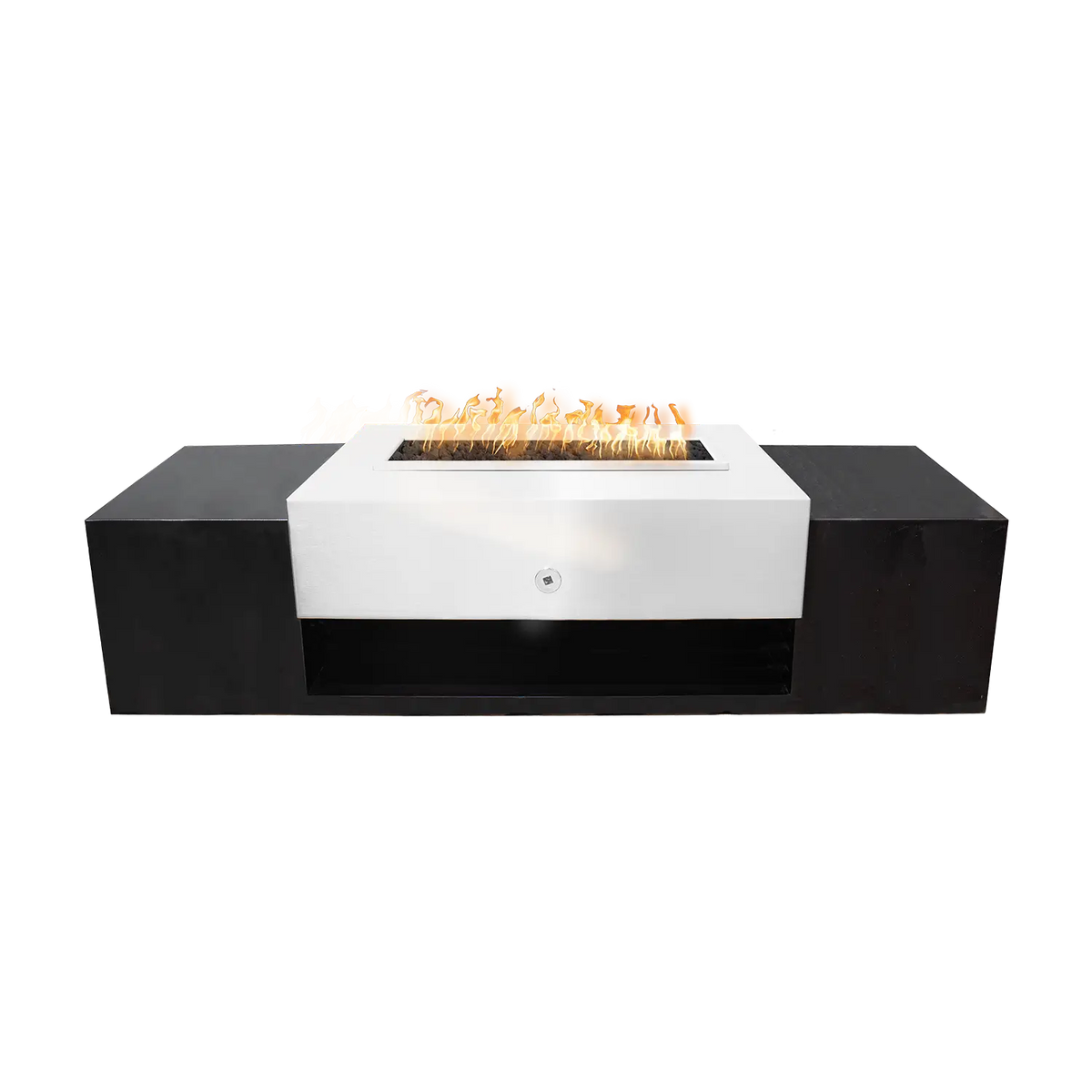 Harbor Fire Pit Offset - Black & White Collection - 72" | The Outdoor Plus image 8