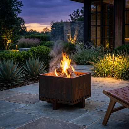 Helix Smokeless Fire Pit - Corten Steel - 22"