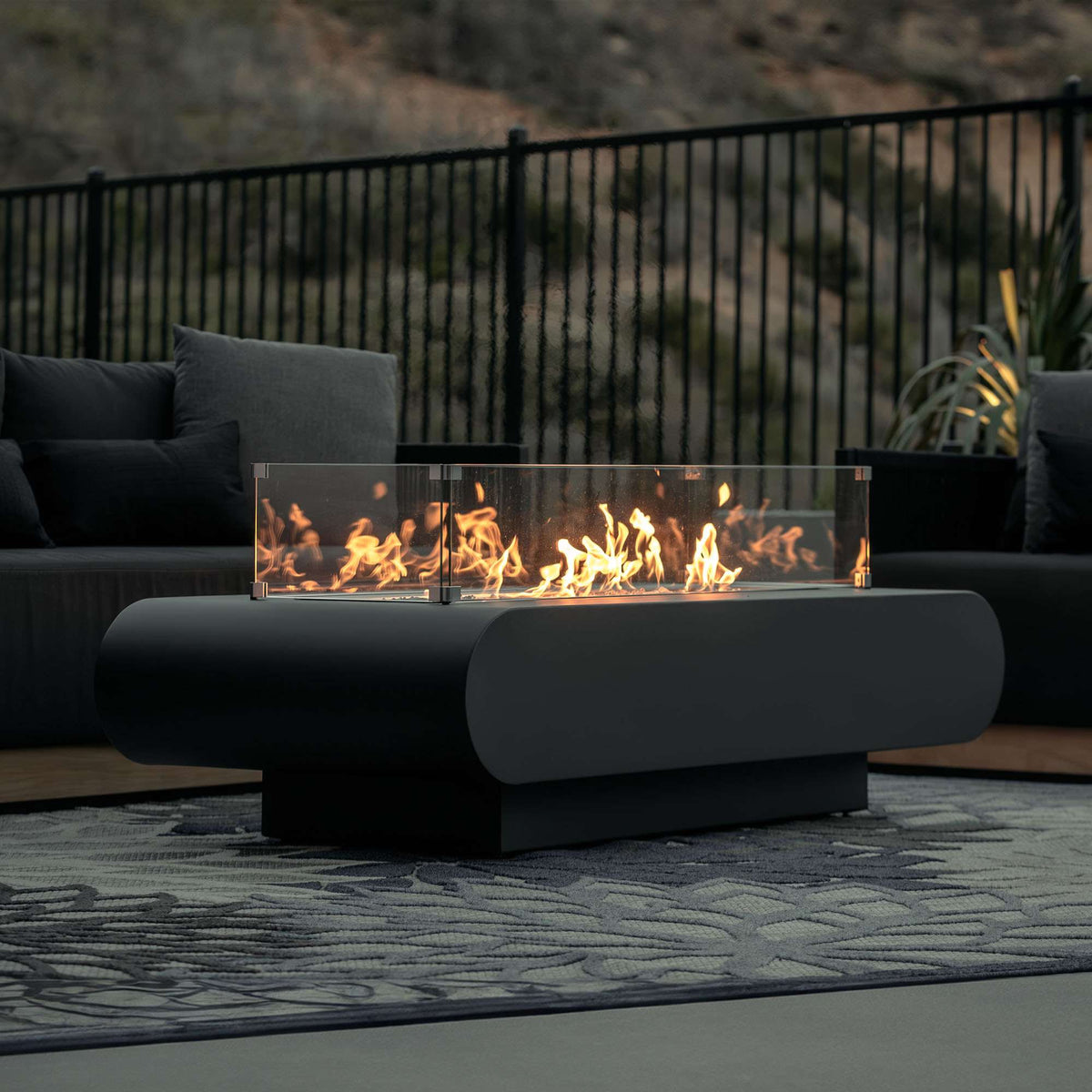 La Jolla Fire Pit - Powder Coat - 60" | The Outdoor Plus image 2