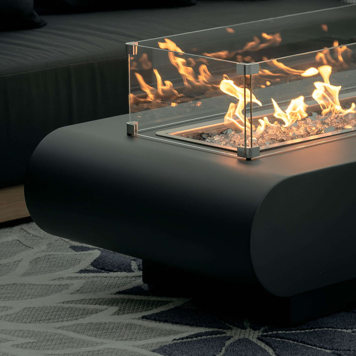 La Jolla Fire Pit - Powder Coat - 60" | The Outdoor Plus image 8