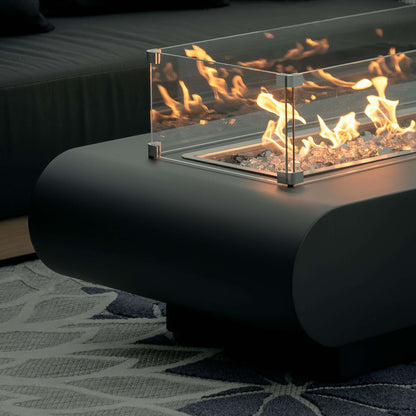 La Jolla Fire Pit - Powder Coat - 72" | The Outdoor Plus image 8