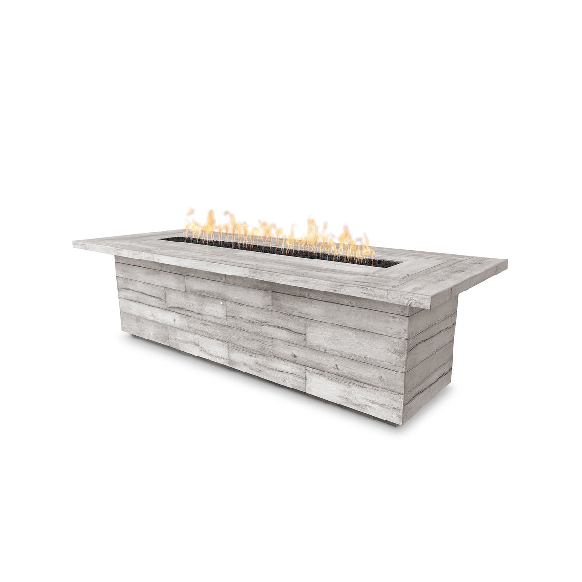 Laguna Fire Table - GFRC Wood Grain - 120" | The Outdoor Plus image 2